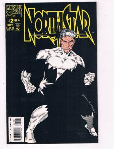 Northstar #2 FN Marvel Comics Comic Book Alpha Flight May 1994 DE35