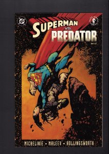 Superman Vs Predator #1-3 - THREE PIECE LOT TPB ALEX MALEEV ART! (9.2) 2000