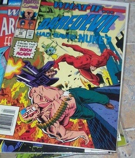 What If...? #48 (Apr 1993, Marvel) DAREDEVIL SAVED NUKE  BORN AGAIN BULLSEYE