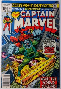 Captain Marvel #52 (2.5, 1977) hole punch