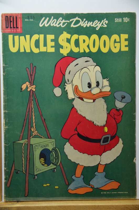 Uncle Scrooge #24 (1958) Very Nice Book, 62 years old!