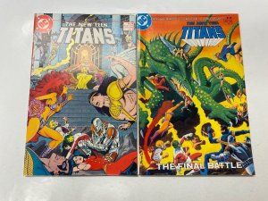 4 New Teen Titans DC comic book #6 7 8 9 34 KM10