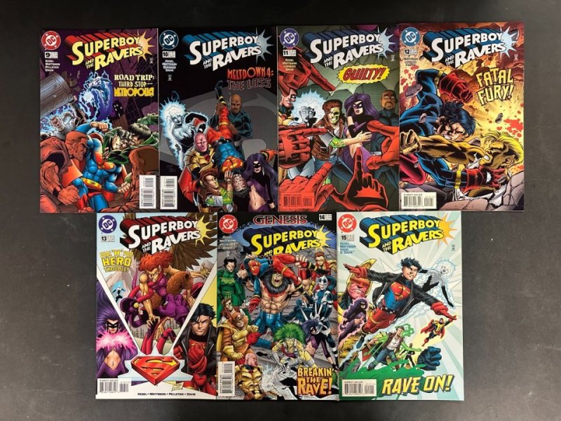 Superboy & The Ravers (1996) #1-15 Near Complete VF+ (8.5) Set