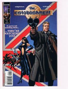 The Establishment # 1 NM Wildstorm Comic Book Ian Edington Charlie Adlard B98