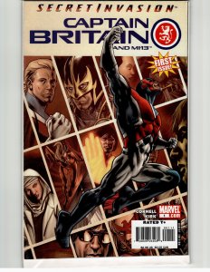 Captain Britain and MI:13 #1 (2008) Captain Britain [Key Issue]