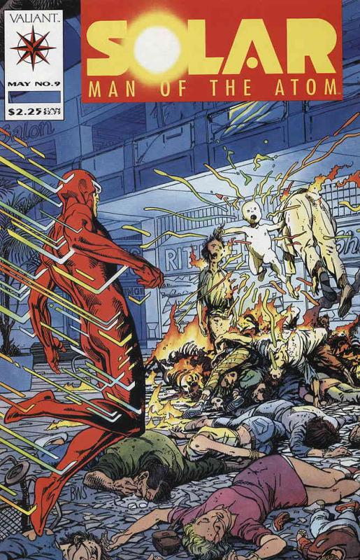 Solar, Man of the Atom #9 VF ; Valiant | Jim Shooter