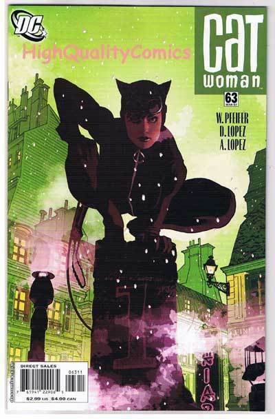 CATWOMAN #63, NM-, Pfeifer, Lopez, Femme Fatale, 2002, more CW in store