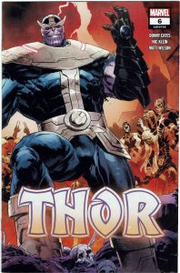 Thor #6 (2020 v6) Donny Cates 2nd Print Wraparound Variant NM