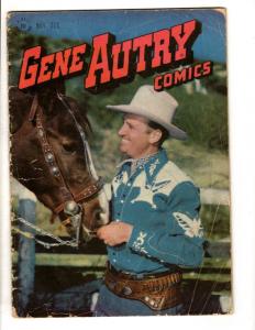 Gene Autry Comics # 10 VG/FN Dell Golden Age Comic Book Western Photo Cover JL10