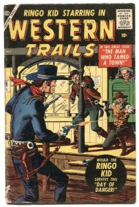 Western Trails #2 1957- Ringo Kid- Maneely -Severin cover VG-