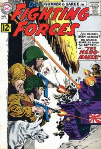 Our Fighting Forces #73 POOR ; DC | low grade comic January 1963 Gunner Sarge