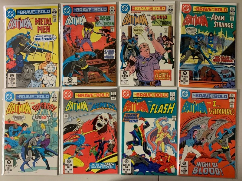 Batman Brave and the Bold comics run #170-199 28 diff avg 8.0 (1981-83)