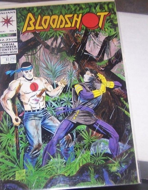 Bloodshot #7 (Aug 1993, Acclaim / Valiant)  2nd apperance ninjak  key