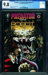 PREDATOR VS. MAGNUS ROBOT FIGHTER #1-CGC 9.8 1st issue-1996997004 