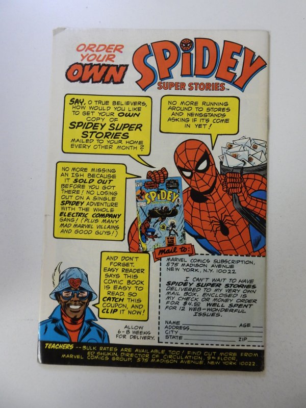 Spidey Super Stories #15 (1976) VG/FN condition