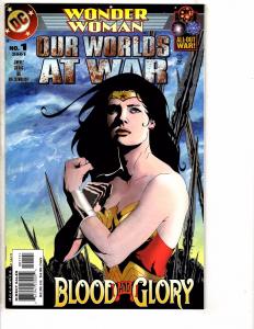 Lot Of 3 Our Worlds At War DC Comic Books # 1 JSA, Batman, Wonder Woman J209