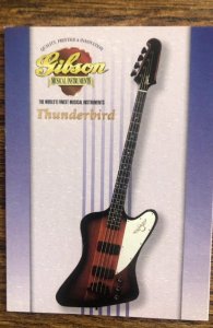 Gibson Thunderbird guitar card, series 1,#35