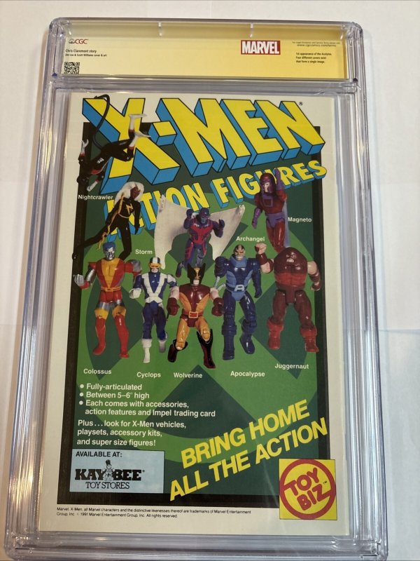 X-Men (1991) # 1 (CGC 9.8) Signed By Jim Lee * Chris Claremont * Scott Williams