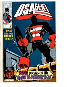 Lot Of 6 Marvel Comic Books US Agent # 1 2 3 4 + Underworld # 1 2  CR49