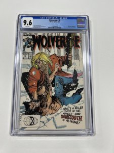 Wolverine 10 cgc 9.6 White Pages Marvel 1989  