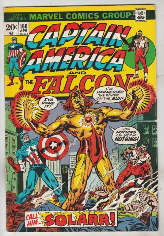 Captain America #160 (Apr-73) FN/VF Mid-High-Grade Captain America