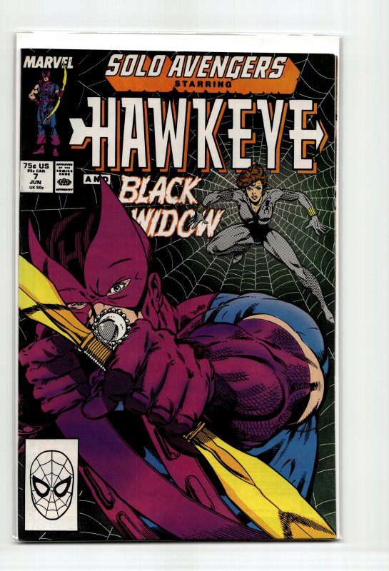 Solo Avengers #7 (1988) Hawkeye