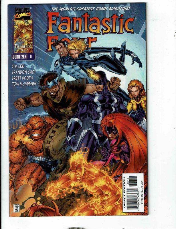 Lot Of 12 Fantastic Four Marvel Comic Books # 1 2 3 4 5 6 7 8 10 11 12 13 JD4