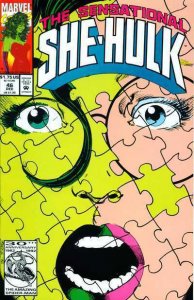 THE SENSATIONAL SHE-HULK #46 (1992) JOHN BYRNE | TRADE DRESS | DIRECT EDITION