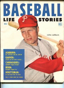 BASEBALL LIFE STORIES #1 1952-1ST ISSUE-RICHIE ASHBURN-MANTLE-SOUTHERN STATES-fn