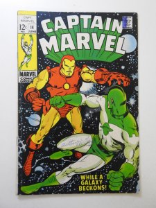 Captain Marvel #14 (1969) GD Condition see desc