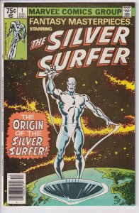 FANTASY MASTERPIECES #1 Newsstand (Dec 1979) Silver Surfer #1 reprinted NM- 9.2