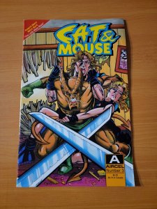 Cat & Mouse #3 ~ NEAR MINT NM ~ 1990 Aircel Comics