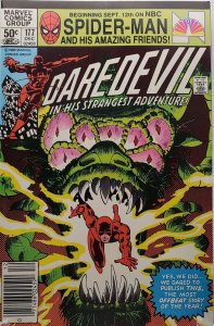 Daredevil #177 (1981), Frank Miller Art & Story, Newsstand Variant NM/NM+