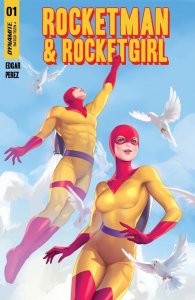 Rocketman and Rocketgirl (2023) #1 NM Leirix Li Cover Dynamite