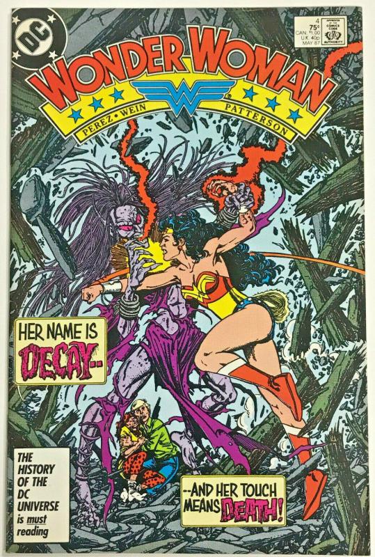 WONDER WOMAN#4 VF 1987 DC COMICS