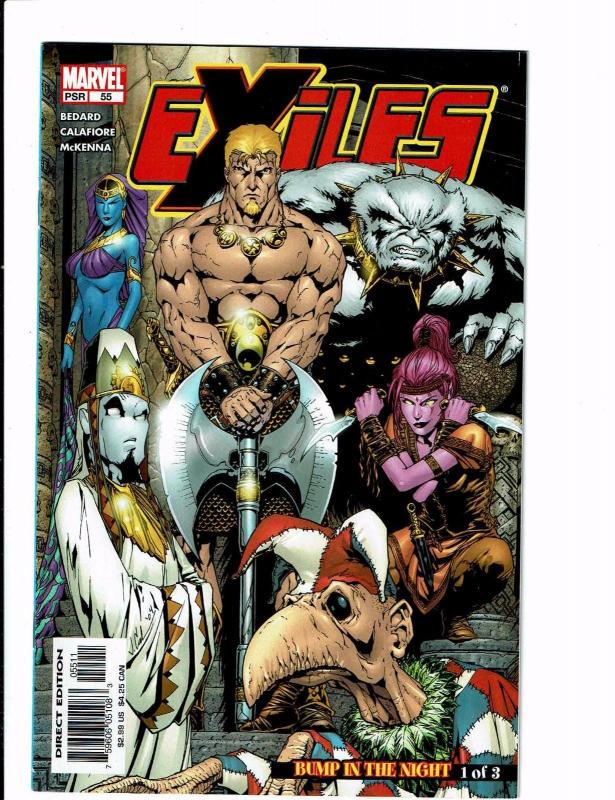 Exiles # 55 VF-NM 1st Print Marvel Comic Book X-Men Wolverine Avengers Hulk J113