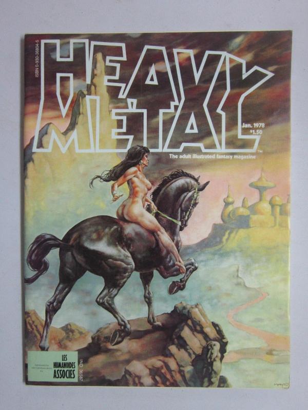 Heavy Metal Magazine - all 12 different average 6.0/FN (1978)