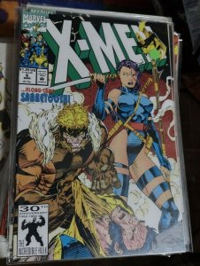 X MEN # 6 1991 marvel DISNEY Jim  lee   OMEGA RED  sabertooth psylocke jim lee