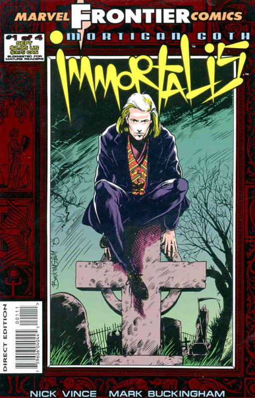 Mortigan Goth: Immortalis #1SC VF ; Marvel UK | Frontier Mark Buckingham