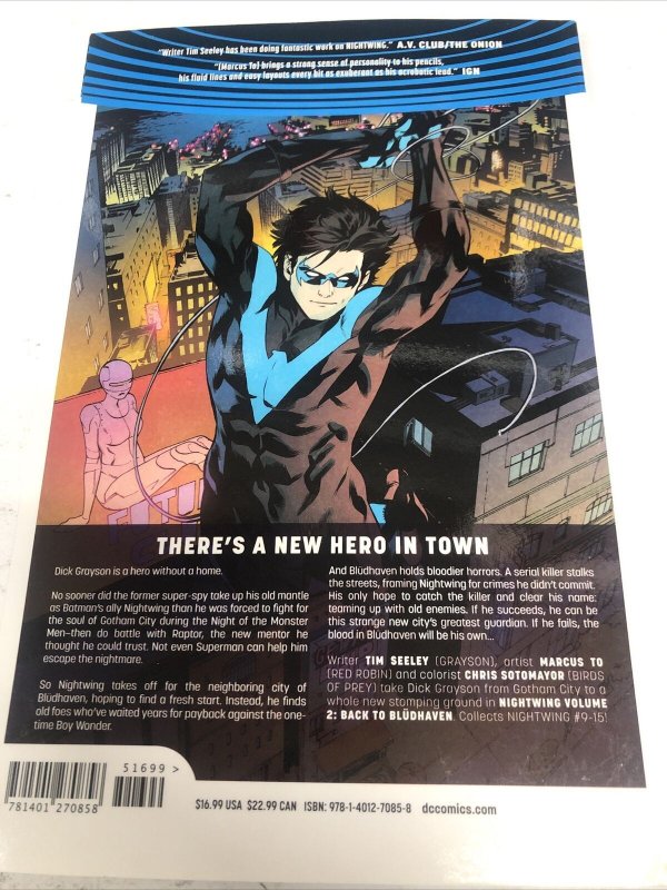 Nightwing Vol.2 Back To Blüdhaven  (2017) Dc Comics TPB SC Tim Seeley