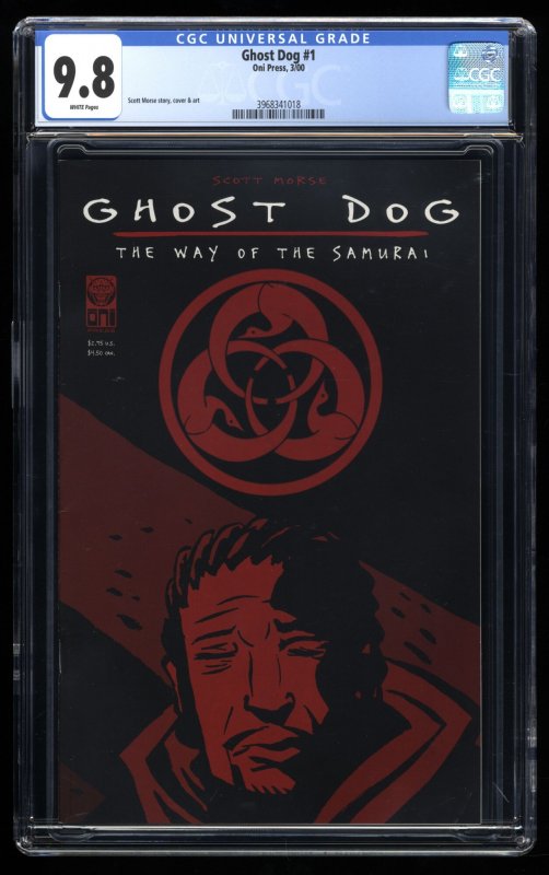 Ghost Dog (2000) #1 CGC NM/M 9.8 White Pages The Way of the Samurai