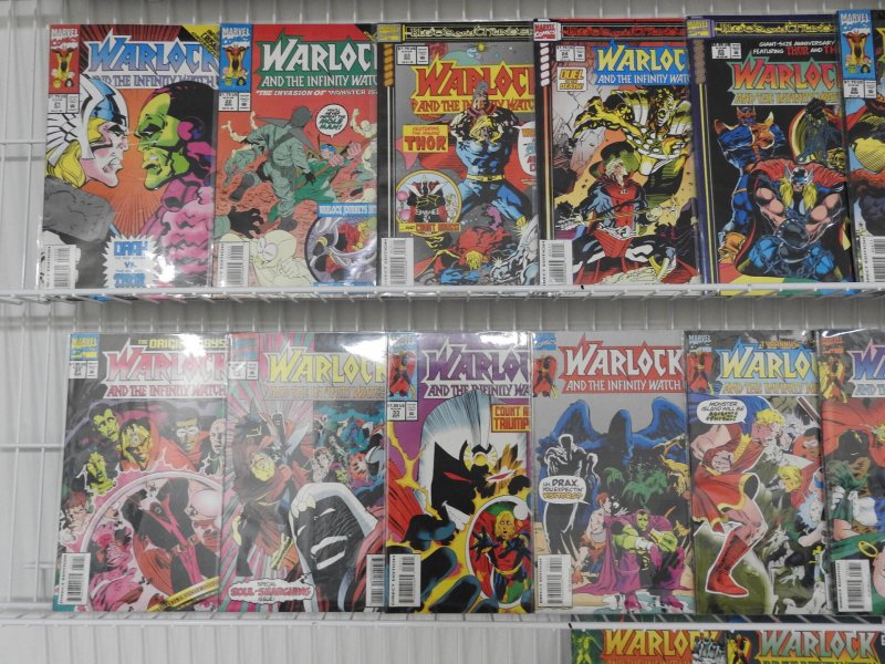 Warlock and The Infinity Watch #1-42 Complete Set! Beautiful VF-NM Avg Condition