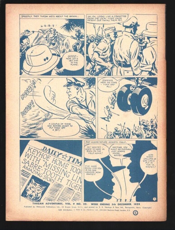 Tarzan Adventures Vol 9 #29 1959-Tarzan b -John Celardo & Bill Elliott-VF