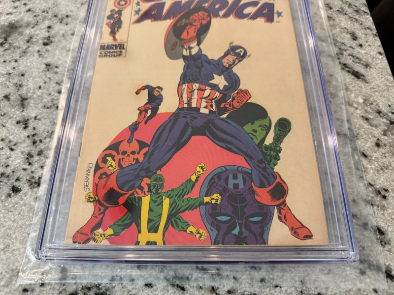 Captain America # 111 CGC Graded 6.0 Marvel Comic Book Steranko Cover JH18