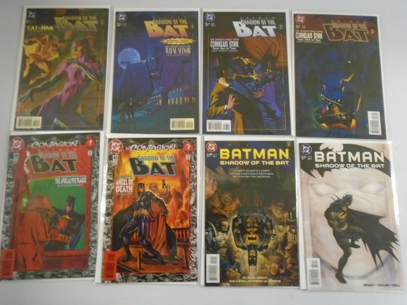 Shadow of the Bat lot 80 different from #1-94 last issue + Annual 8.0 VF (1992-)