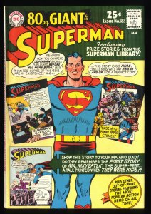 Superman #183 VG+ 4.5 White Pages 80 Page Giant G-18! 1966!