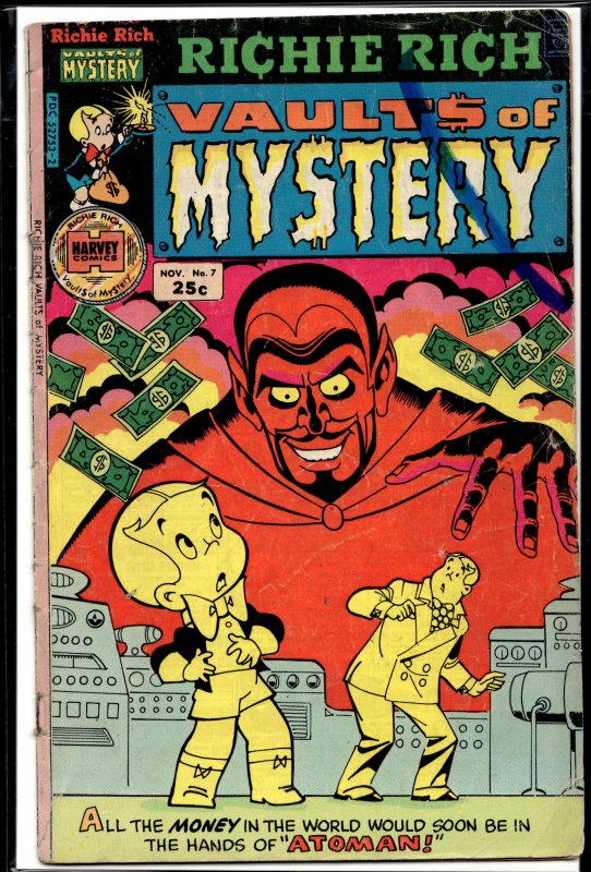 Richie Rich Vaults of Mystery #7 (1975) Richie Rich