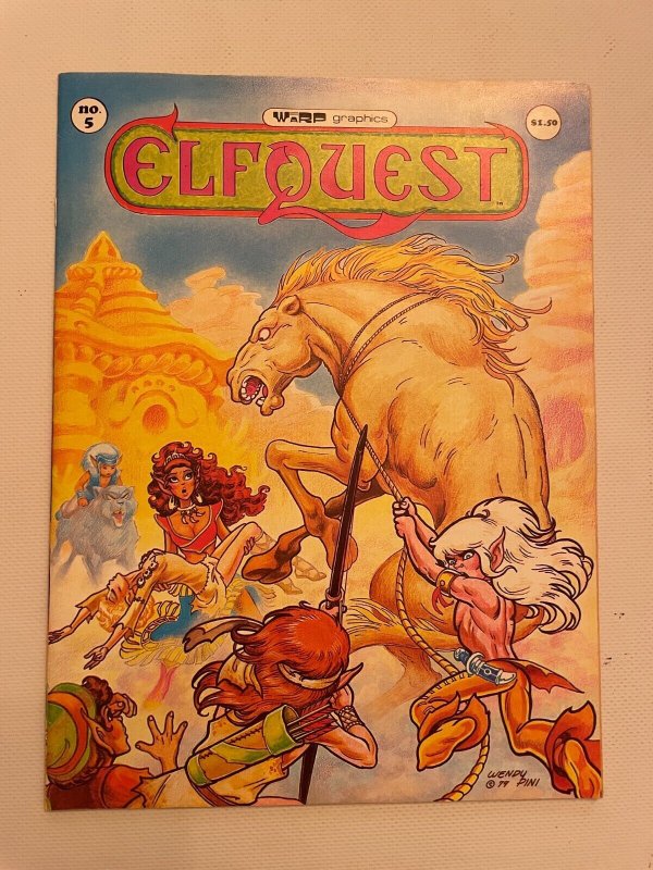 Elfquest # 5 Warp Graphics Graphic Novel Comic Book Pini 7 J260