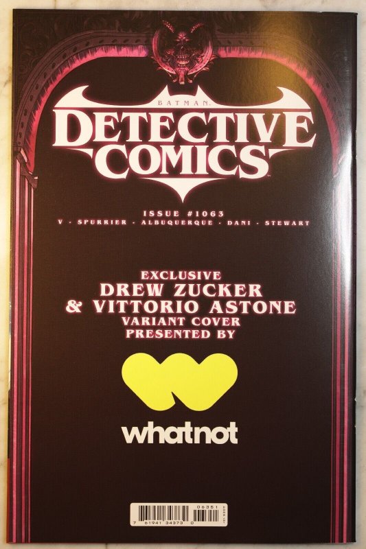 Detective Comics 1063 NYCC Variant Drew Zucker Whatnot exclusive Batman