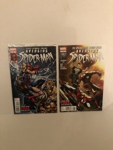 Avenging Spider-Man #1,2,3(factory Sealed),6,&13 Lot Of 5